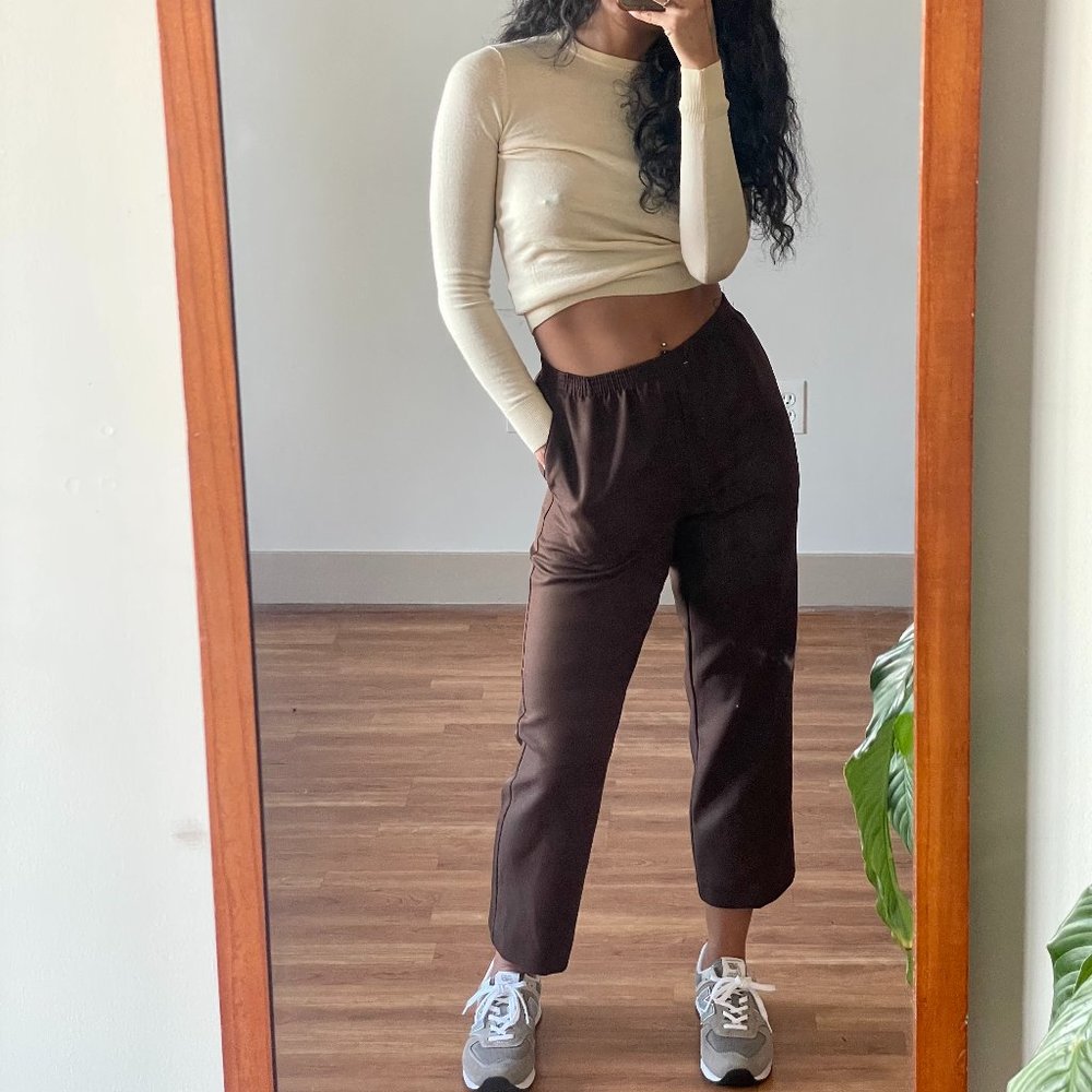 6P Alfred Dunner cropped trousers